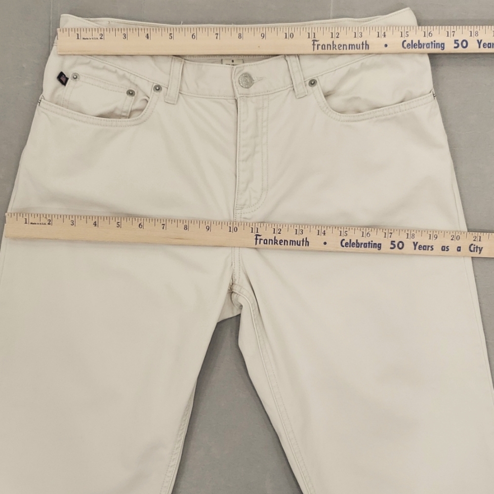 Polo Ralph Lauren pants women's size 8 beige khaki mid rise straight leg cotton - Picture 6 of 15